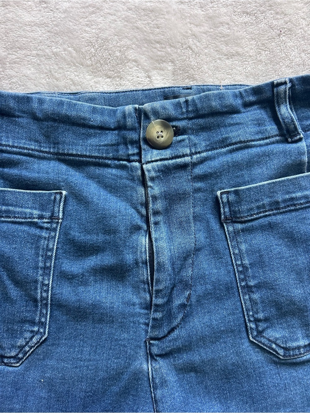 Maeve by Anthropologie The Colette Blue Denim Shorts Size 32 - Picture 3 of 12